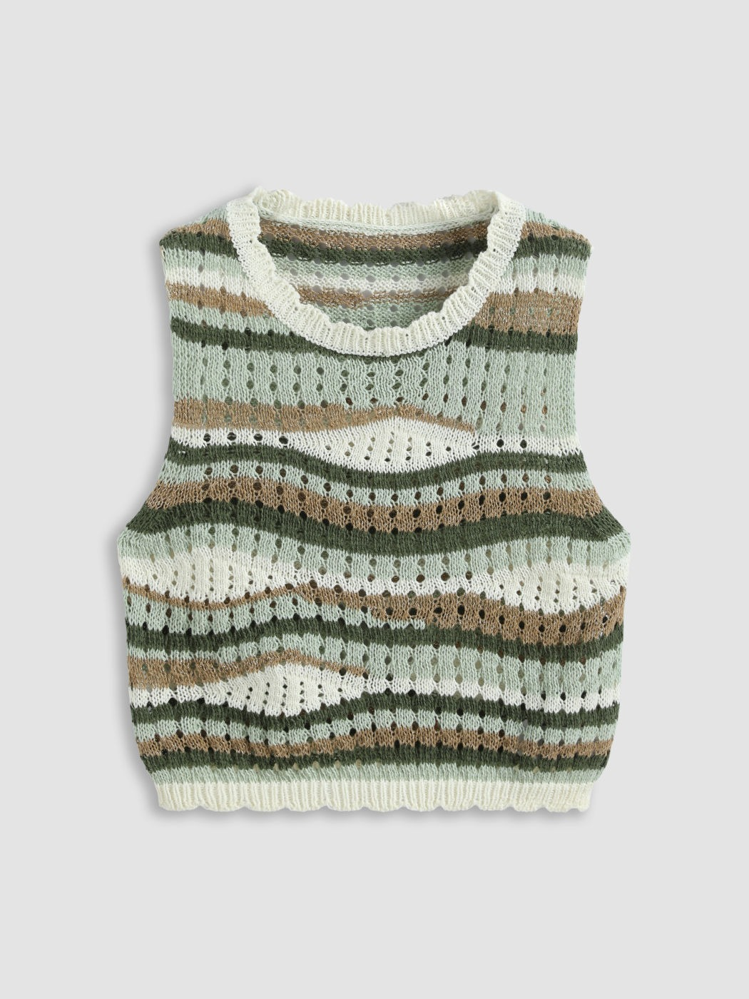 Coco and White Stripe Sleeve Lightweight Knit Long Sleeve Cozy Co  Top