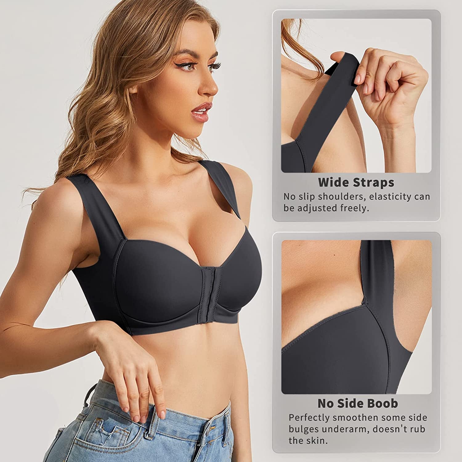 Perfect front closure Padded Bra