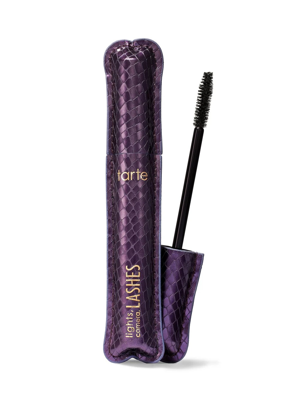Tube of Tarte Lights, Camera, Lashes mascara, unfastened  to amusement   wand
