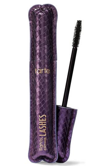 Tube of Tarte Lights, Camera, Lashes mascara, unfastened to amusement wand
