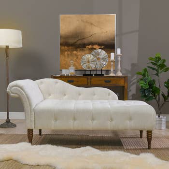 Image of the cream-colored couch