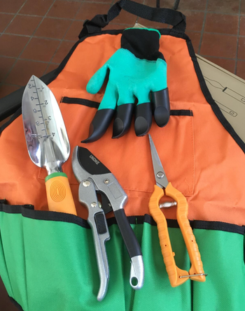 Reviewer photo of the gardening kit