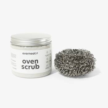 a container of oven scrub