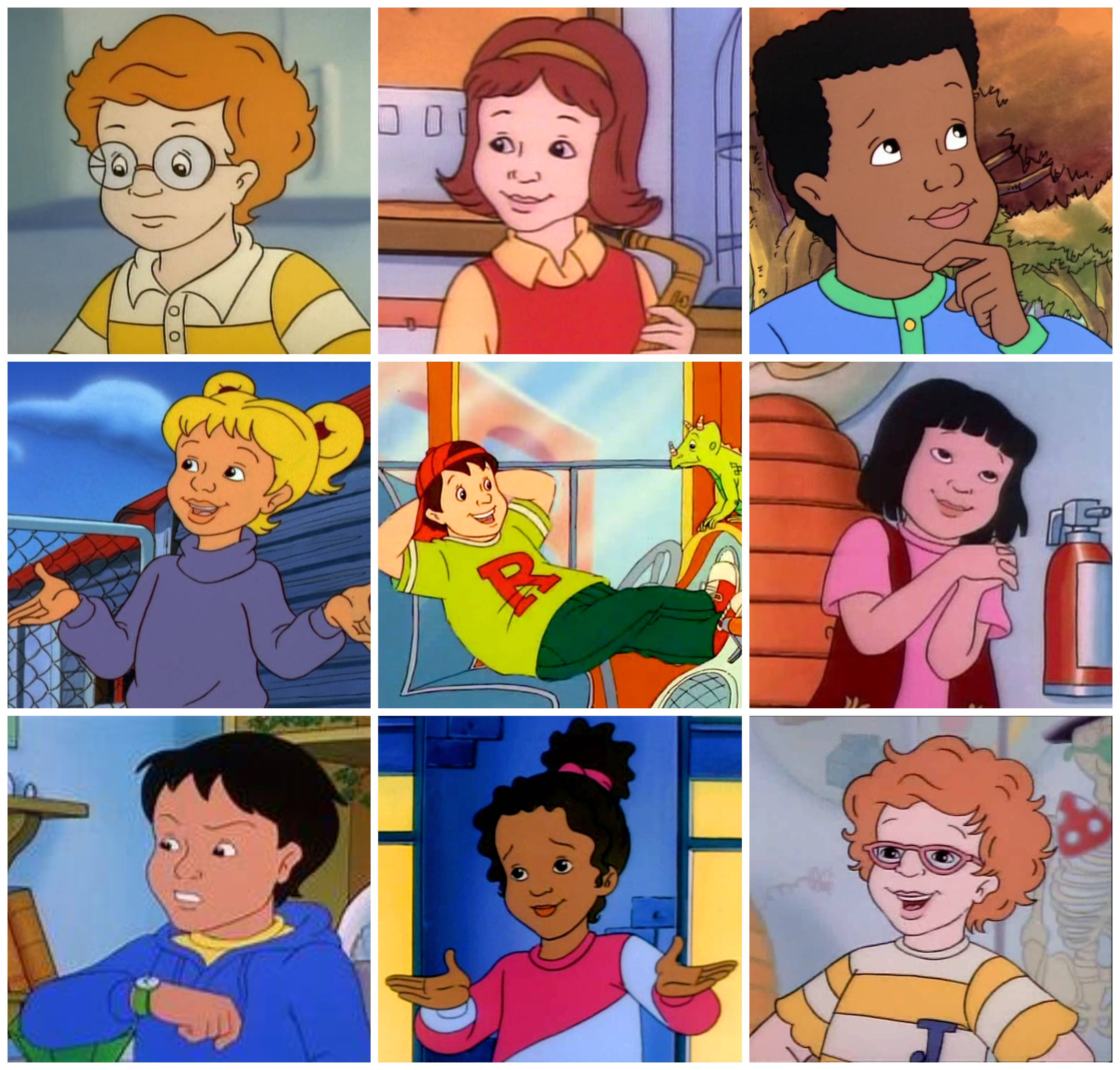 magic school bus characters