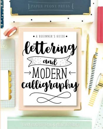 cover of the lettering book