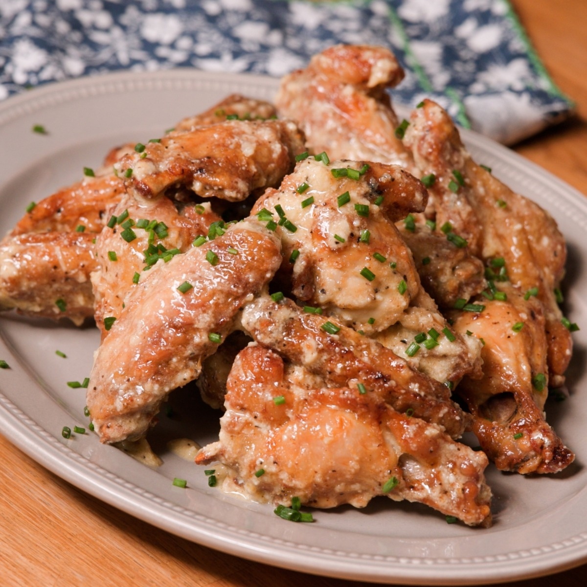 Lemon-Garlic Parmesan Chicken Wings
