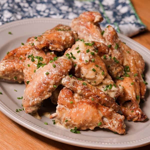 Lemon-Garlic Parmesan Chicken Wings