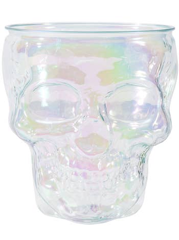 the iridescent skull bucket