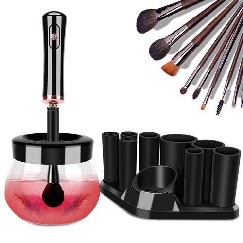 brushes with the bowl, spinner, and collar set