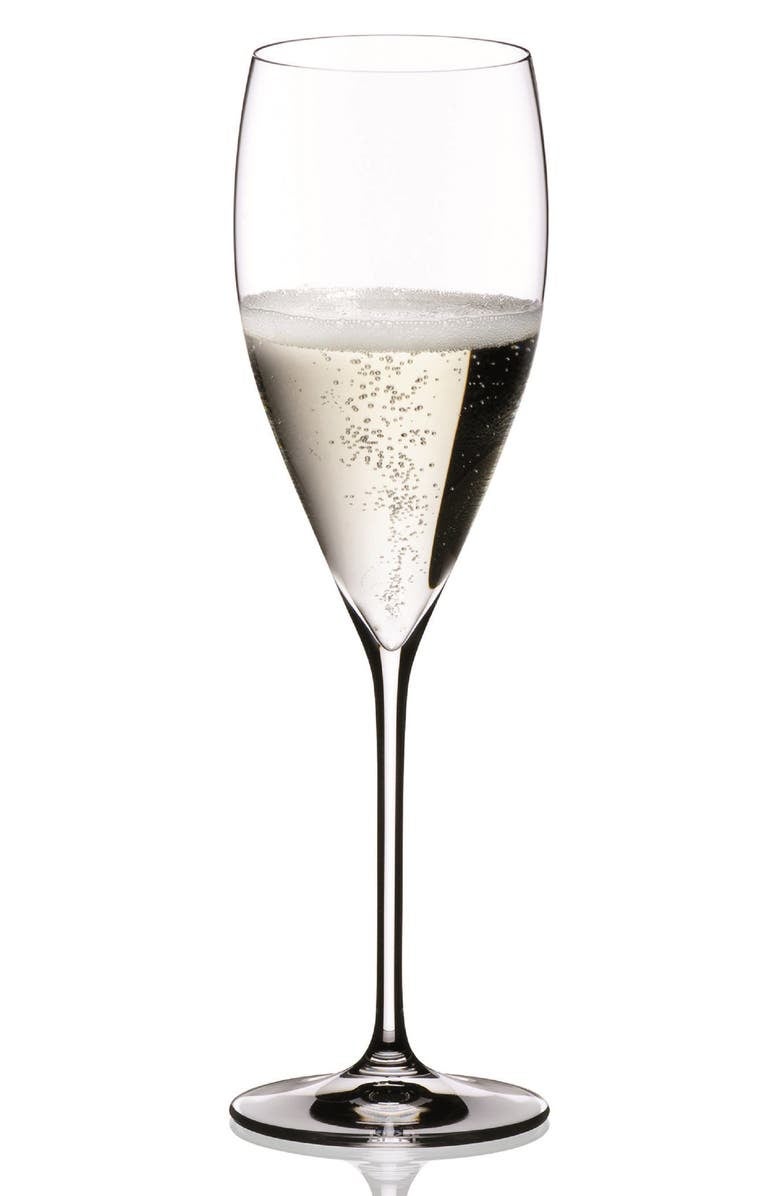 the crystal champagne glass