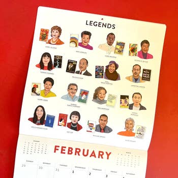inside the calendar on february
