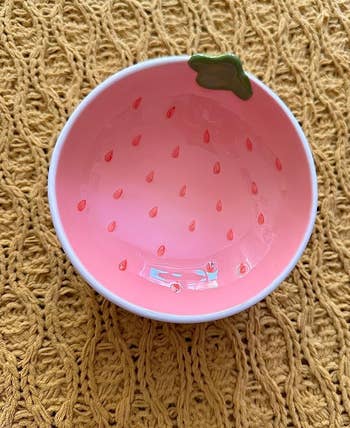 Strawberry-themed vessel