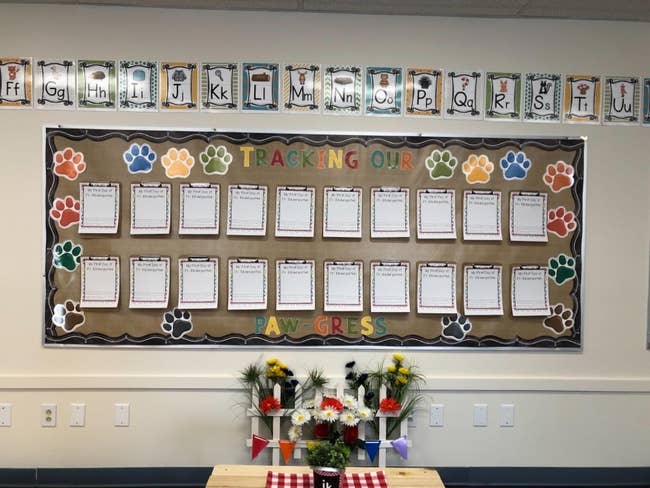 Classroom bulletin committee  titled 