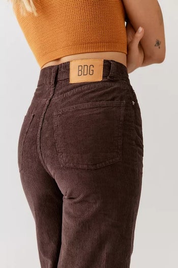 the back of the jeans
