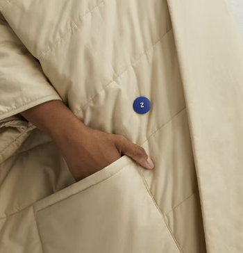 closeup of the pocket 