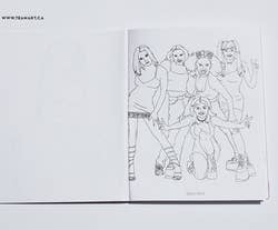Spice Girls coloring page