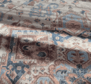 black eufy vacuum on BuzzFeeder's area rug