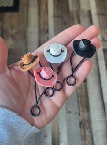 Cowboy chapeau straw toppers successful white, pink, brown, and achromatic
