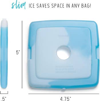 dimensions of the ice pack