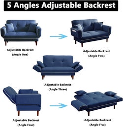 diagram showing five ways back and arms can be adjusted