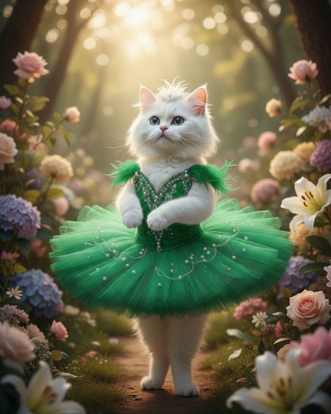 Dress your pet as a ballerina