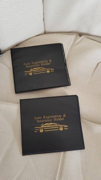 reviewer photo of two black card holders