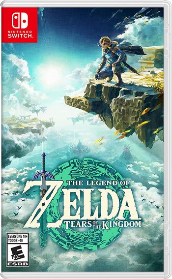 the cover art for the legend of zelda: tears of the kingdom