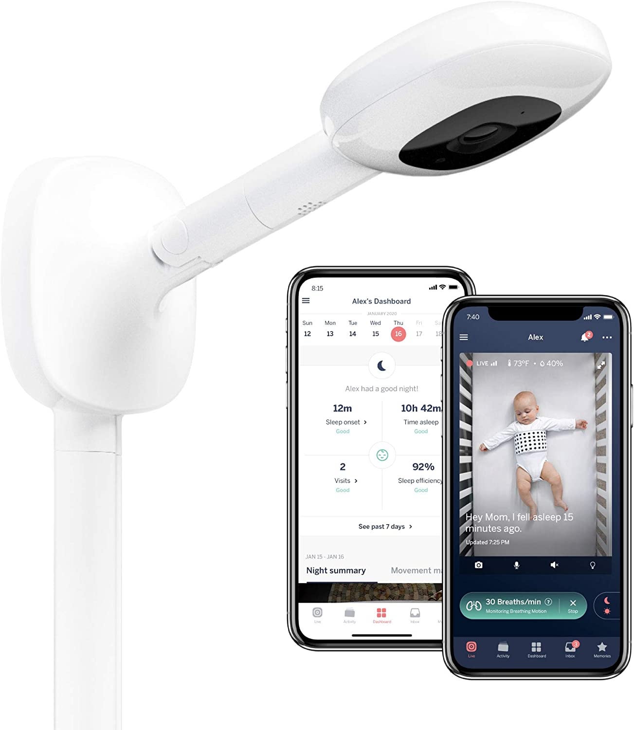 The baby monitor and app