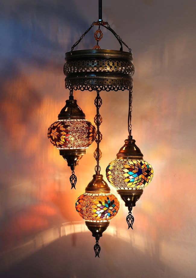 the turkish ceiling lamp
