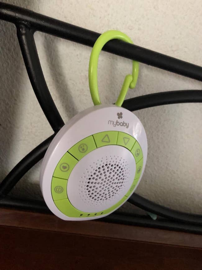 reviewer's portable white noise machine