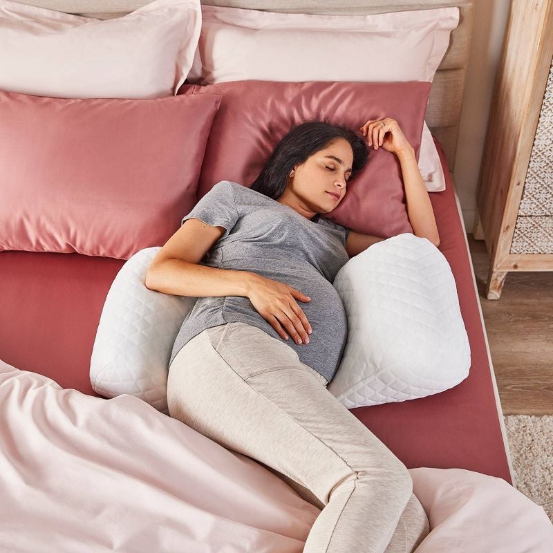 hiccapop Pregnancy Pillow Wedge for Belly Support | Maternity Wedge Pillow  for Pregnancy | Belly Wedge Pillow | Pregnancy Wedge Pillows Back Support