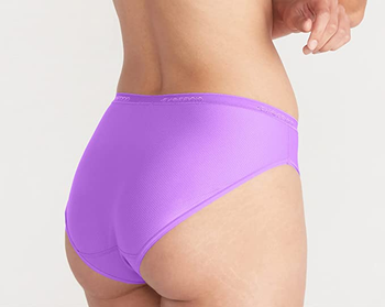 the same underwear in purple