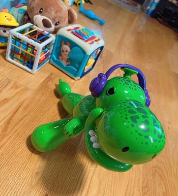 reviewers green balloon dinosaur