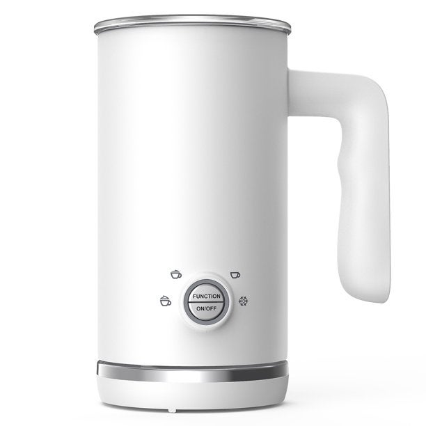 Huogary Milk Frother Electric, Stainless Steel Milk Steamer and Frother