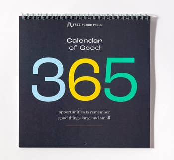 front of the calendar of good