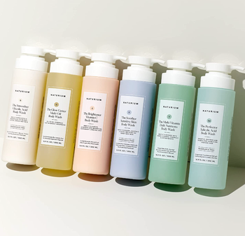 all six naturium body wash versions