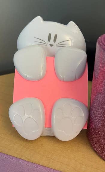 reviewer photo of the post-it holder