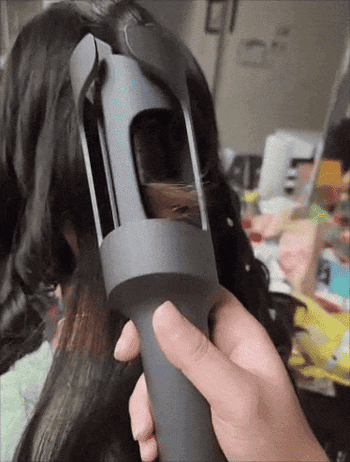Automatic hairsbreadth  curler styling agelong  hair