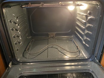 same oven after using The Pink Stuff now completely clean