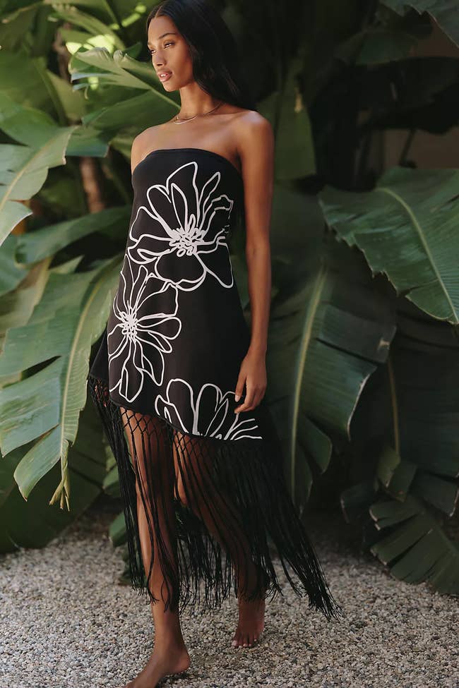 strapless dress over shirt Shirts to Layer over Strapless Dresses