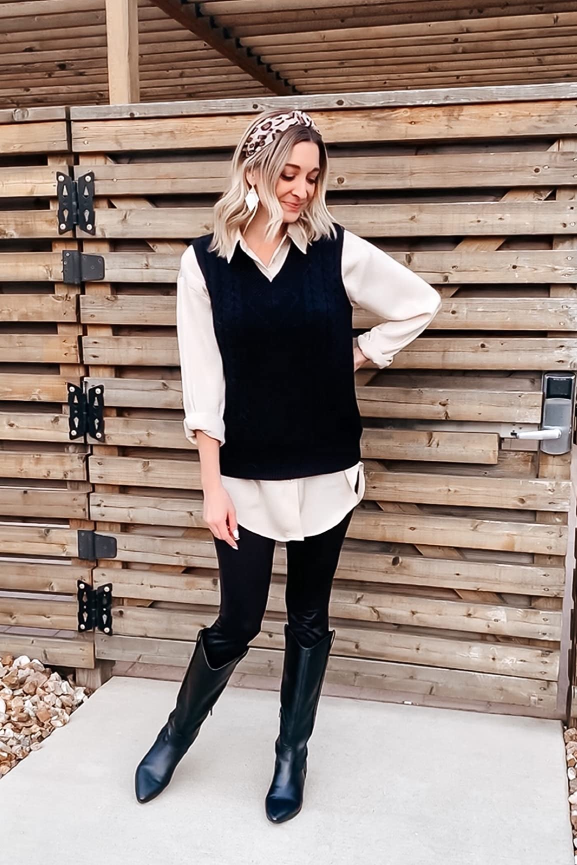 37 Fancy Work Outfits Ideas With Black Leggings To Copy Right Now  Outfits  with leggings, Fashionable work outfit, Womens fashion for work