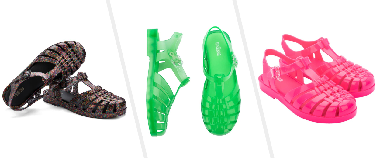 The jelly shoes 80s & 90s fad: Bright colors were more important than  comfort - Click Americana