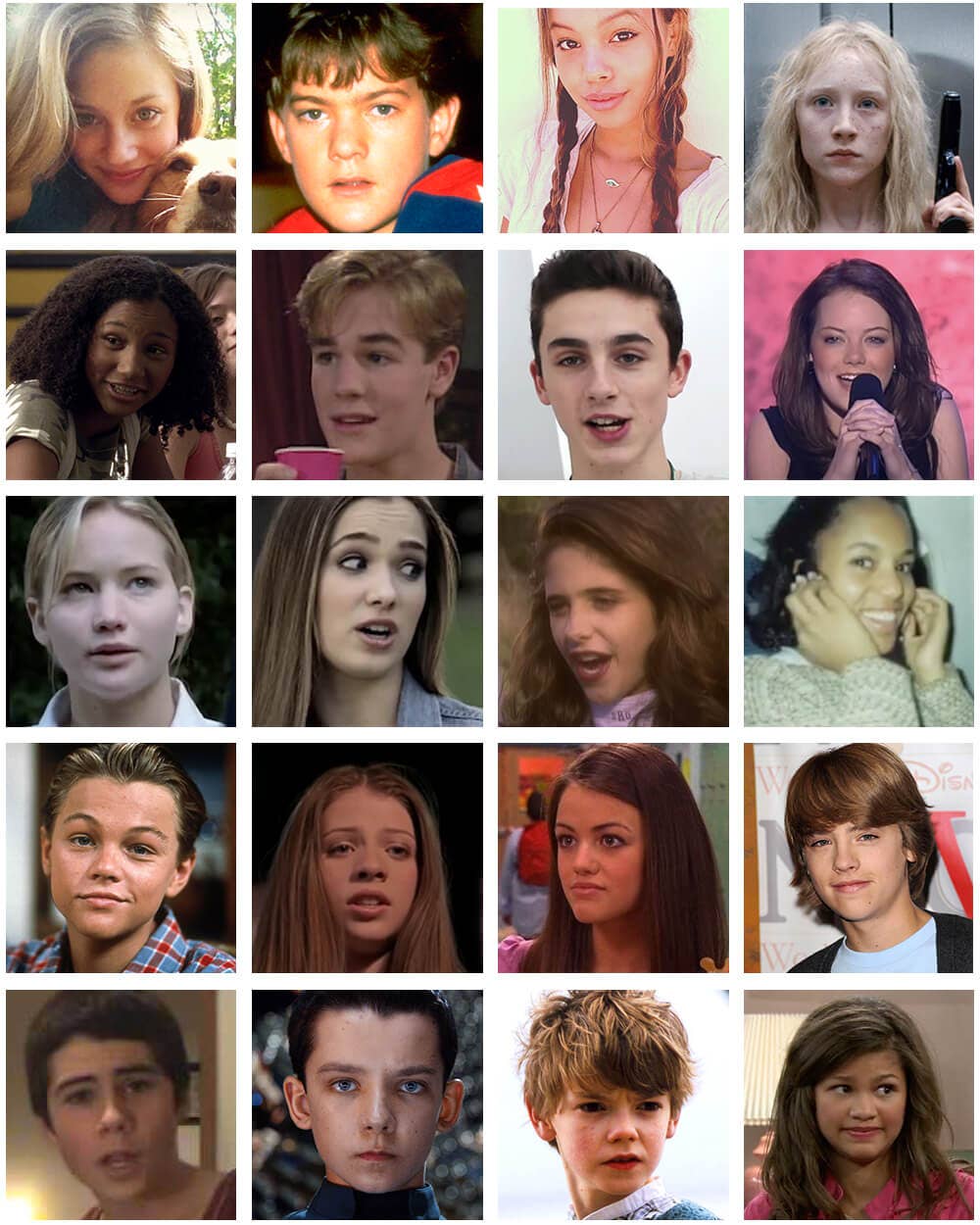 Identify Celebs Based On Photos Of Them As Teenagers