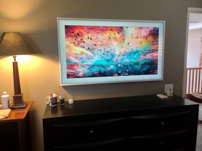 The TV disguised as a painting