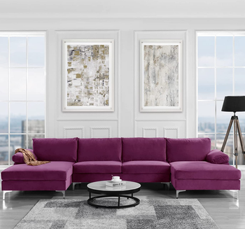 the purple couch