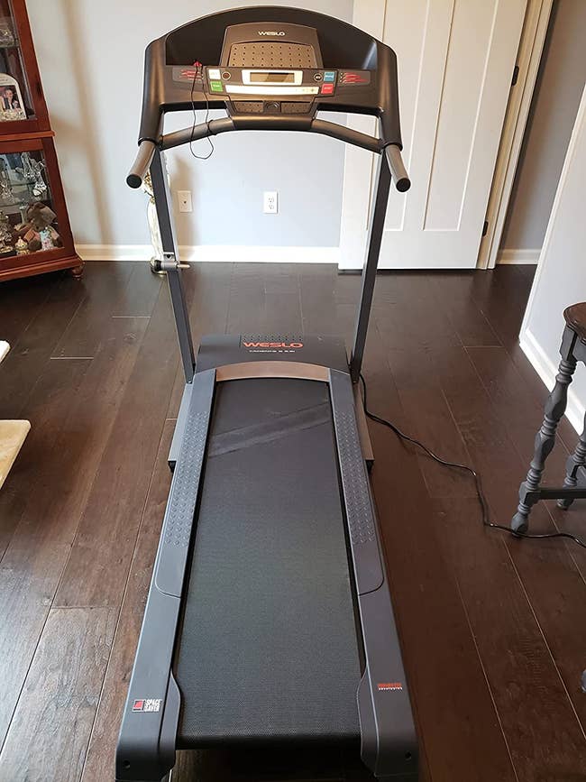 reviewer photo of treadmill
