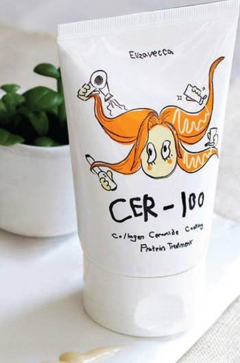 Skincare product featuring cute illustration on packaging; ideal for shopping article