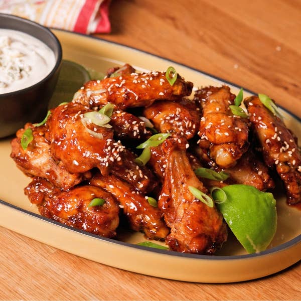 Air Fryer Hot Honey Chicken Wings