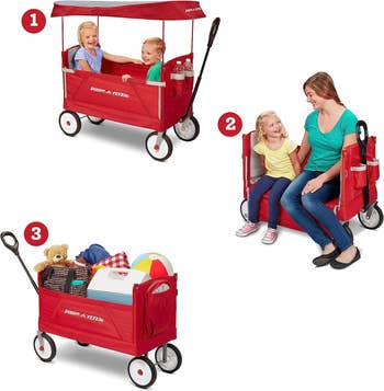 the three ways the wagon can be used