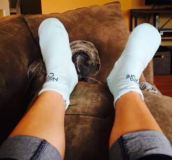 Feet successful airy socks with substance